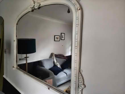 Photo of free Mirror, frame painted white (Near Maidstone East station) #1