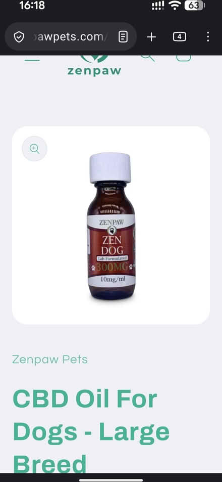 Photo of free 300mg CBD oil for large bread dogs 2x30ml unopened bottles. (Hollingbury BN1) #1