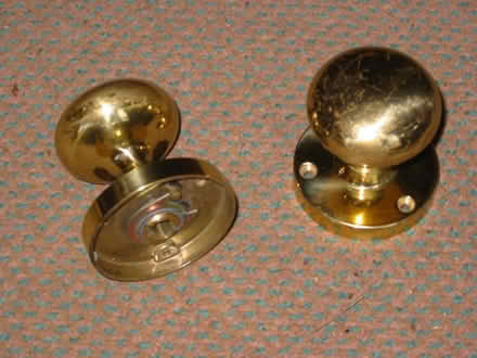 Photo of free Solid brass door knobs (Mount Pleasant GU9) #1