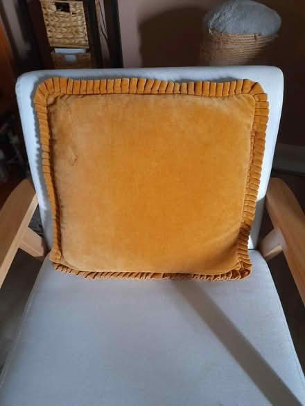 Photo of free Mustard Yellow cushion (Larkhall, Bath BA1) #1