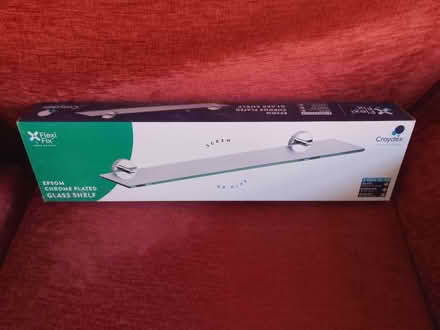 Photo of free Bathroom shelf, glass, new (The Nurserylands TW12) #1