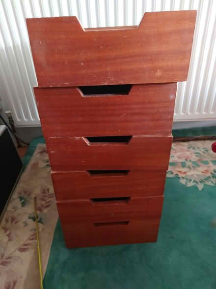 Photo of free Six vintage hardwood drawers (Caversham) #1