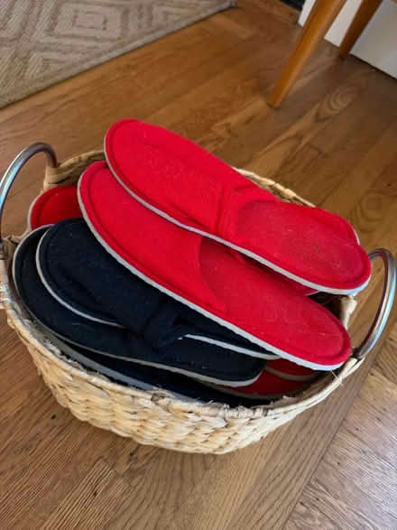Photo of free Collection of house slippers (Berkeley) #1