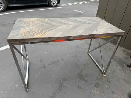 Photo of free Metal framed coffee table or bench (Valencia Avenue, Sunnyvale) #2
