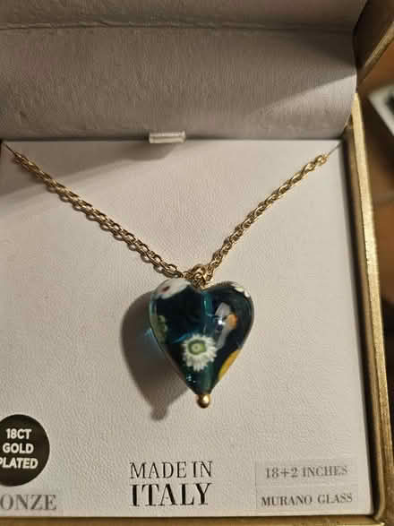 Photo of free Blue Necklace With Flowers (Middle Deal CT14) #1