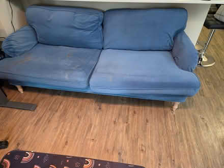 Photo of free IKEA 3-seater couch (Downtown Sunnyvale) #1