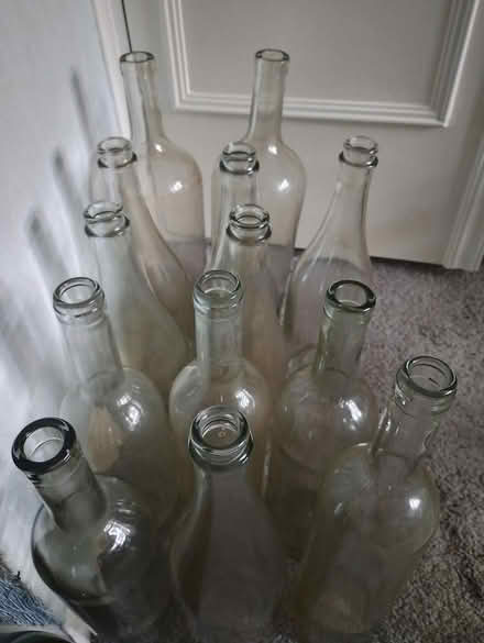 Photo of free Clear wine bottles (Eastbourne BN21 2) #1