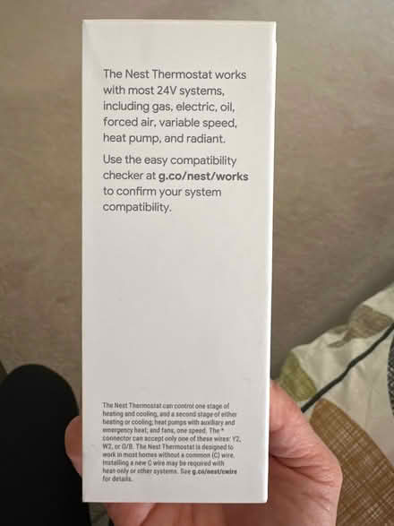 Photo of free Older Nest Smart Thermostat (Newton Center) #2