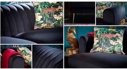 Photo of free Four seater DFS ‘enchanted’ Sofa in black (West Hendon NW9) #3