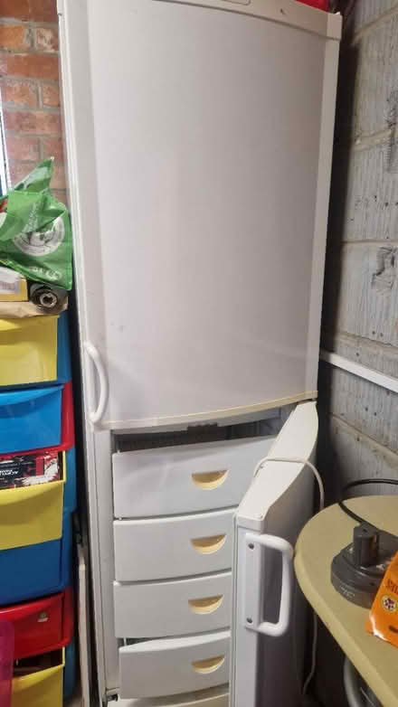 Photo of free Tall (6ft) fridge freezer (Wymondham NR18) #1
