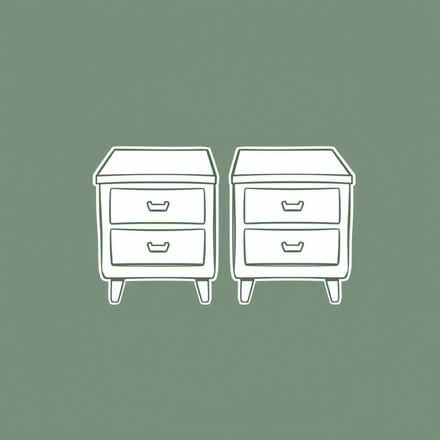 Photo of Bed side tables with drawers (Brighton Marina Village BN2) #1