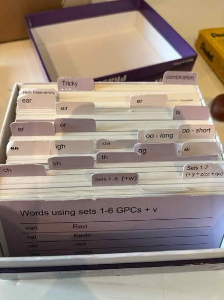 Photo of free Flash cards (‘phase three’) (Bristol BS3 (Totterdown)) #2