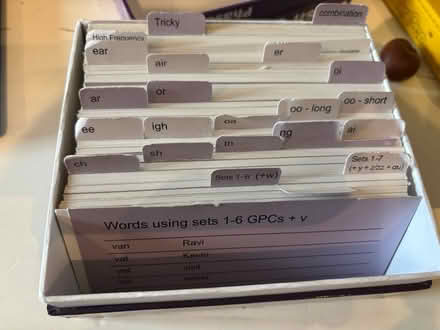 Photo of free Flash cards (‘phase three’) (Bristol BS3 (Totterdown)) #3