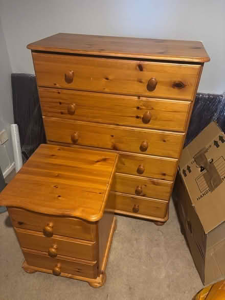 Photo of free Pine Bedroom Furniture - Chest of drawers (Leith EH6) #1