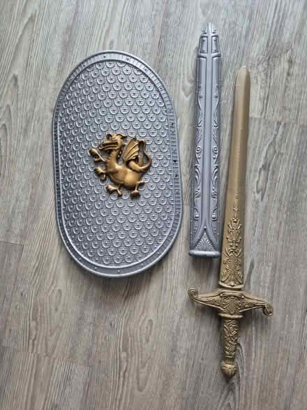 Photo of free Plastic sword and shield (Kidbrooke) #3