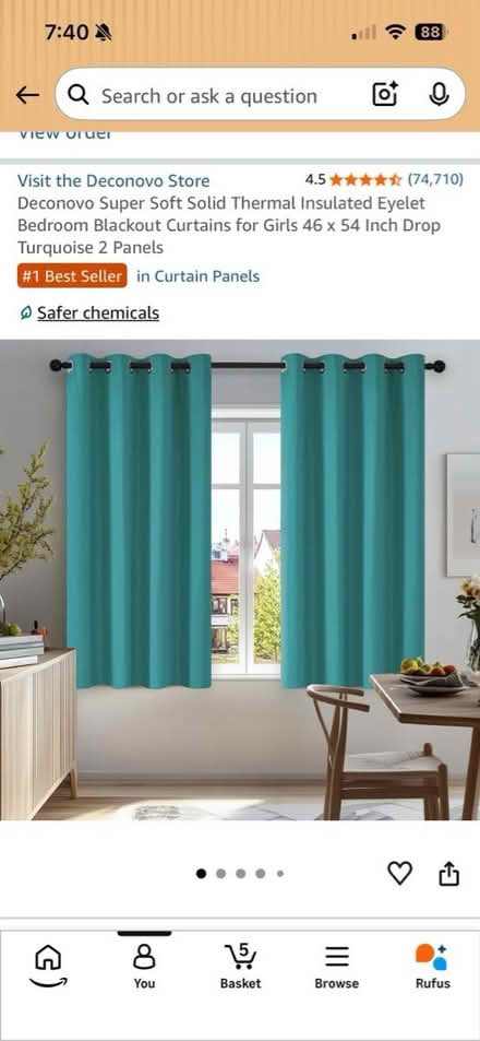 Photo of free curtains (matlock town DE4 3et) #4