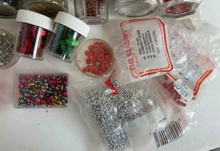 Photo of free Little pots of beads and sequins (KT23 Great Bookham) #4