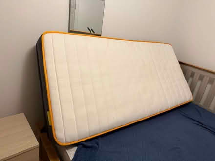 Photo of free Single bed frame with mattress (Langley SL3) #2