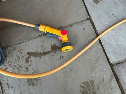 Photo of free Hozelock hosepipe and spray head (Malvern WR14) #3