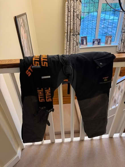 Photo of free Stihl chainsaw trousers (Bookham) #1