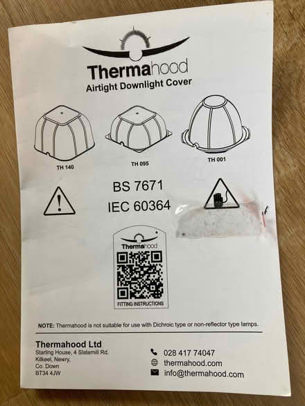 Photo of free Downlight covers x10 (Upper Radley OX14) #3
