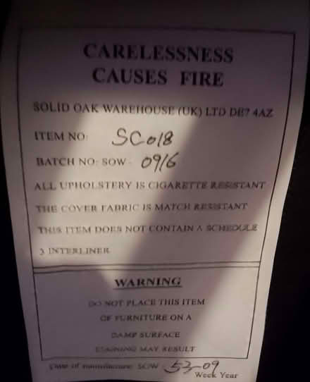 Photo of free One ladder back wooden dining room chair (Wandsworth SW18) #3