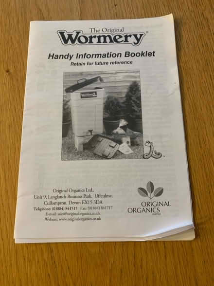 Photo of free Wormery (Gosforth) #2