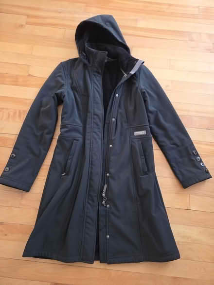 Photo of free women black hooded coat Merrell XS (Elmvale acres, Lynda lane park) #1