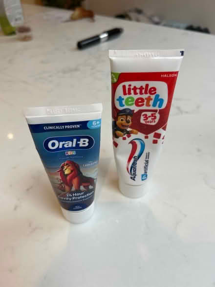 Photo of free Kids toothpaste (E12 Manor park) #1