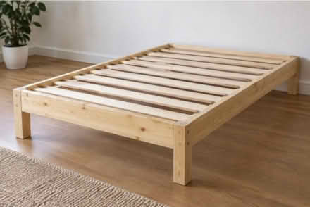 Photo of free Single pine bed (Bampton OX18) #1