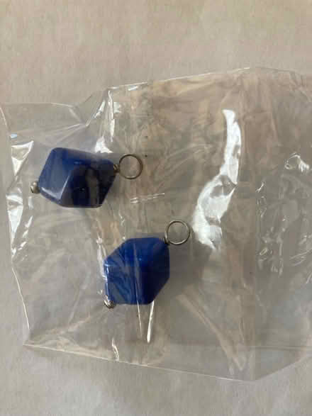 Photo of free Blue beads for earrings, etc (Petworth/ Park View) #1