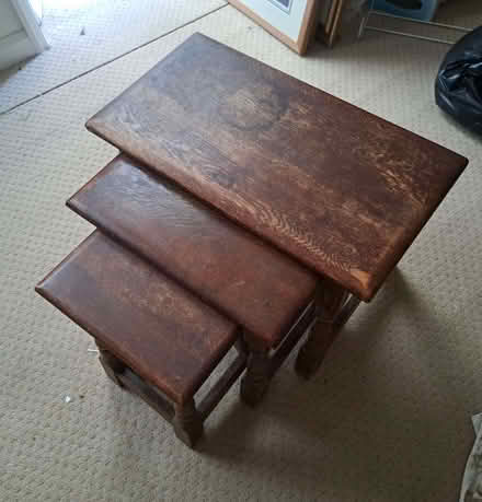 Photo of free Wooden nesting tables (Milber TQ12) #2
