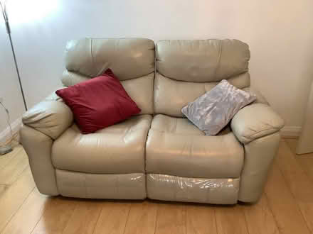 Photo of free 2 seater and 3 seater leather settee (Pensby CH61) #1