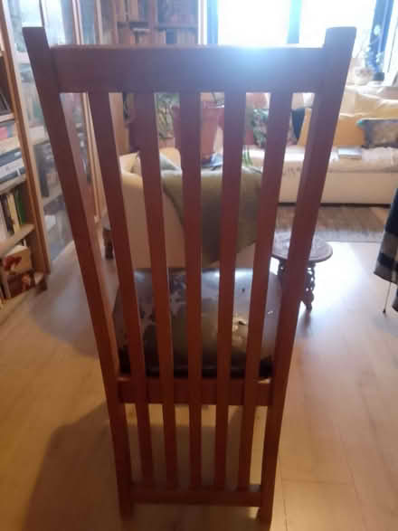Photo of free One ladder back wooden dining room chair (Wandsworth SW18) #1