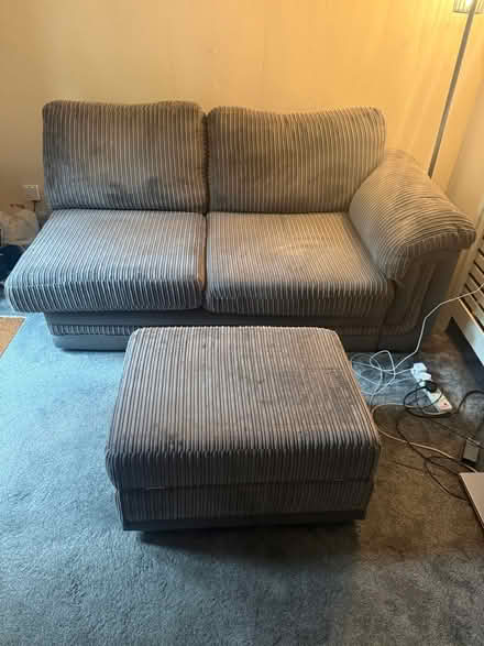 Photo of free Sofa and foot stall (Tonbridge TN9) #1
