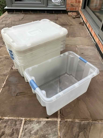 Photo of free Plastic storage boxes with lids (Ruddington NG11) #1