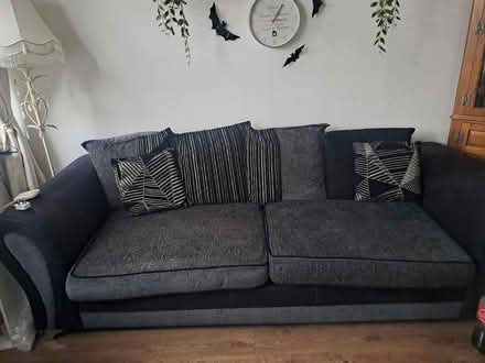 Photo of free 3 seater sofa and cuddle chair (S137TR) #1