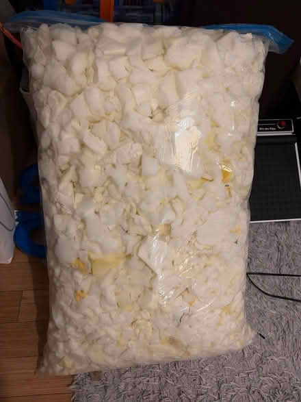 Photo of free Bean bag / pillow stuffing (South Boston) #1