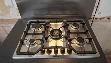 Photo of free Diplomat 5 burner gas hob cooker with wok ring - stainless s (Dursley GL11) #2