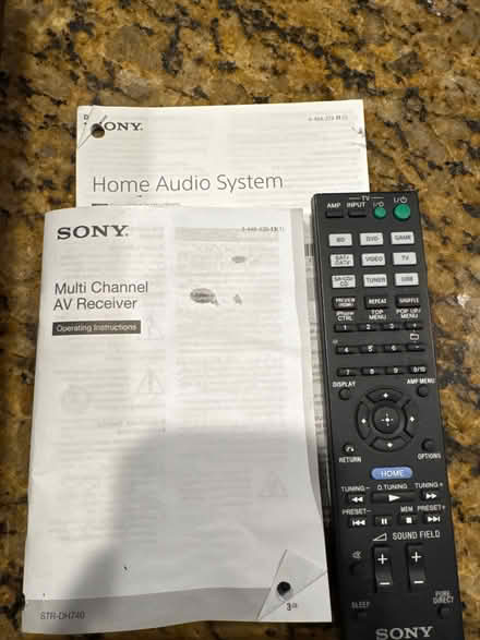 Photo of free Sony multi channel AV receiver (Davidsonville) #1