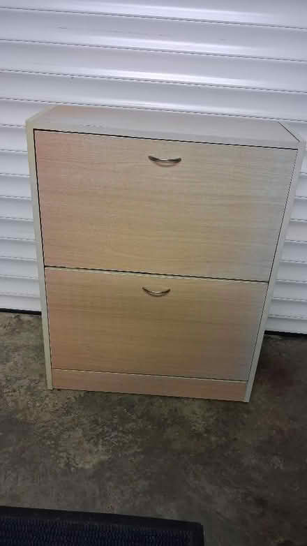 Photo of free Light colour Shoe Storage box (Weeds Wood ME5) #2