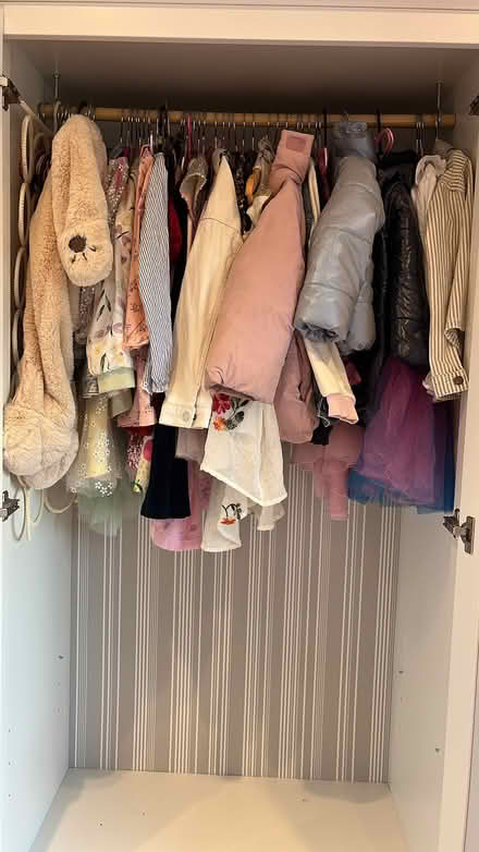 Photo of free Tall solid oak wardrobe - white (Stillorgan) #4