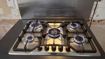Photo of free Diplomat 5 burner gas hob cooker with wok ring - stainless s (Dursley GL11) #1