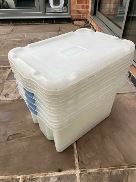 Photo of free Plastic storage boxes with lids (Ruddington NG11) #2