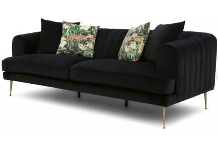 Photo of free Four seater DFS ‘enchanted’ Sofa in black (West Hendon NW9) #1