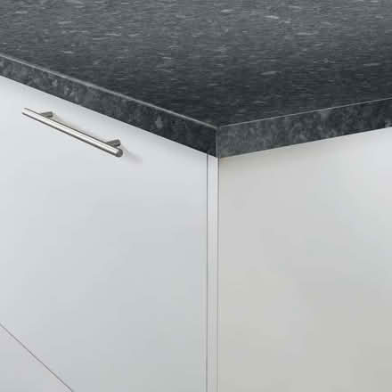 Photo of Worktop Black Granite / Black Slate offcut 640mm (The Hockering GU21) #1