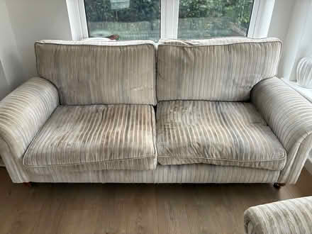 Photo of free 2 x Laura Ashley sofa (Highwoods Co4 3JD) #3