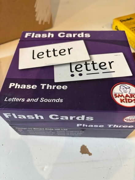 Photo of free Flash cards (‘phase three’) (Bristol BS3 (Totterdown)) #1