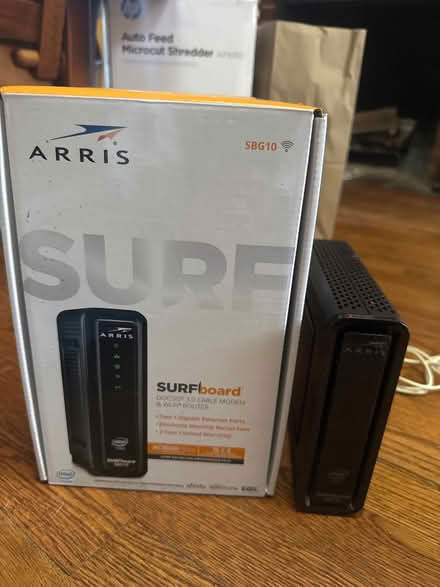 Photo of free Surfboard cable modem/router (9 Grove Road Natick.) #1