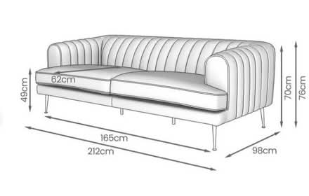 Photo of free Four seater DFS ‘enchanted’ Sofa in black (West Hendon NW9) #2